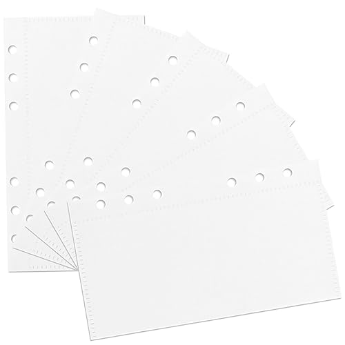 Homoyoyo 5 Stück Budget Pocket Teiliges Wiederverwendbares PP Insert für Ringordner Transparente Budgethüllen für Geldmanagement Flexibel Einsetzbar für Zuhause Büro und Reisen von Homoyoyo
