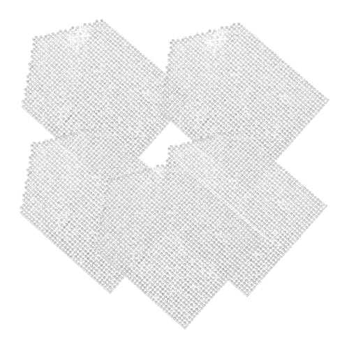 Homoyoyo 5 Stück Bügel Patches für Jeans und Jacken Diy Kleidung Zubehör Langlebige Glitzer Designs zur Auffrischung Ihrer Garderobe von Homoyoyo