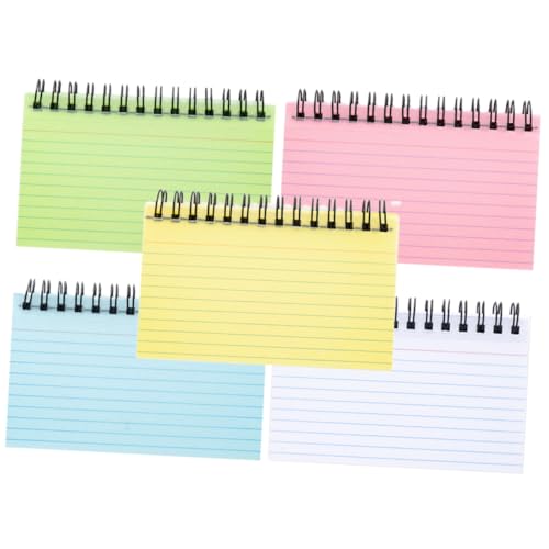 Homoyoyo 5 Stück Kleiner Spiral Notizblock Abreißbar und Leicht Vielseitig Nutzbar für Schule Büro Zuhause Praktisches Memo Pad Tragbar und Handlich Homoyoyo 5 Stück Kleiner Spiral Notizblock Abreißbar und Leicht Vielseitig Nutzbar für Schule Büro Zuhause Praktisches Memo Pad Tragbar und Handlich von Homoyoyo