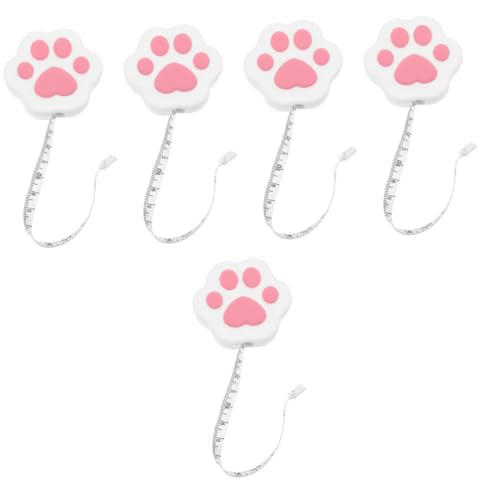 Homoyoyo 5 Stück Maßband Für Katzenkrallen Miniband Messen Messung Teleskopisch Kleines Band Rosa Einziehbar Weiches Maßband Mini-maßbänder Maßband Klein Mini-einziehband Weiches Gummi Homoyoyo 5 Stück Maßband Für Katzenkrallen Miniband Messen Messung Teleskopisch Kleines Band Rosa Einziehbar Weiches Maßband Mini-maßbänder Maßband Klein Mini-einziehband Weiches Gummi von Homoyoyo