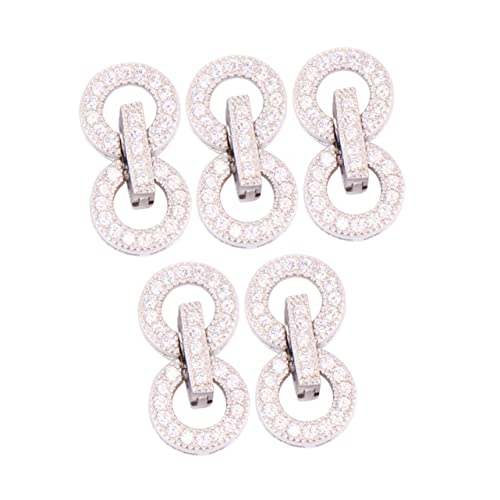 Homoyoyo 5 Stück Silber Halskette Schnalle Verschluss zur Schmuckherstellung Verschlüsse aus Sterlingsilber Schließe Silberkette Verbindungsverschluss selbstgemachte Schnalle Silver Homoyoyo 5 Stück Silber Halskette Schnalle Verschluss zur Schmuckherstellung Verschlüsse aus Sterlingsilber Schließe Silberkette Verbindungsverschluss selbstgemachte Schnalle Silver von Homoyoyo