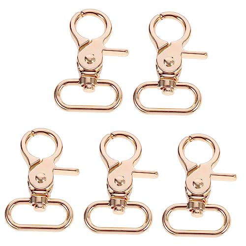 Homoyoyo 5 Stück Taschenzubehör Schulter Schließe Geldbörsenriemen Für Handtaschen Schnalle Schließungen Schnappen Karabiner Schlüssel Geldbeutel Clip Haken Hummerschere Metall Golden Homoyoyo 5 Stück Taschenzubehör Schulter Schließe Geldbörsenriemen Für Handtaschen Schnalle Schließungen Schnappen Karabiner Schlüssel Geldbeutel Clip Haken Hummerschere Metall Golden von Homoyoyo