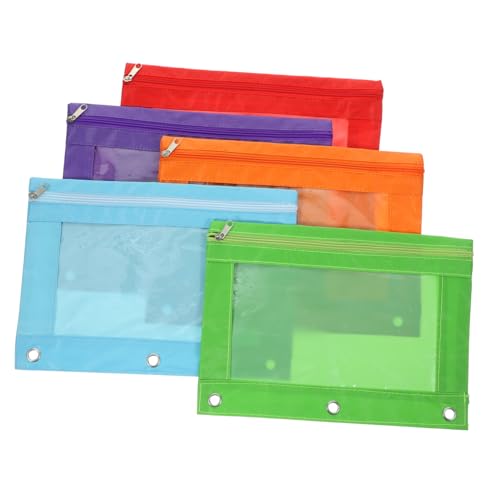 Homoyoyo 5 Stück Teiliges Binder Taschen aus Oxford mit Luftösen Dokumenten und Stifttasche Großer Fassungsvermögen Geeignet für Ring Ordner Vielseitige Aufbewahrung für Büro Schule Homoyoyo 5 Stück Teiliges Binder Taschen aus Oxford mit Luftösen Dokumenten und Stifttasche Großer Fassungsvermögen Geeignet für Ring Ordner Vielseitige Aufbewahrung für Büro Schule von Homoyoyo