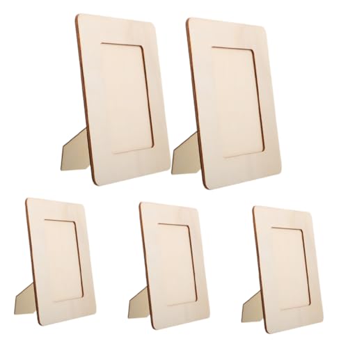 Homoyoyo 5 Stück Teiliges Diy Holz Bilderrahmen Kit für Unvollendete Holzrahmen Blanke Fotorahmen für Bastelprojekte Malen und Dekorieren Sicher und Leicht für Kreative Gestaltung Homoyoyo 5 Stück Teiliges Diy Holz Bilderrahmen Kit für Unvollendete Holzrahmen Blanke Fotorahmen für Bastelprojekte Malen und Dekorieren Sicher und Leicht für Kreative Gestaltung von Homoyoyo