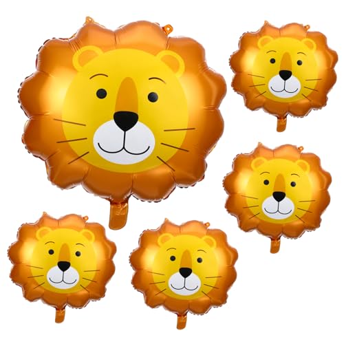 Homoyoyo 5 Stück Teiliges Folienballon Partydekoration Große Niedliche Luftballons für Kindergeburtstag Fotohintergrund und Party Accessoire für Dschungel Mottofeiern Homoyoyo 5 Stück Teiliges Folienballon Partydekoration Große Niedliche Luftballons für Kindergeburtstag Fotohintergrund und Party Accessoire für Dschungel Mottofeiern von Homoyoyo
