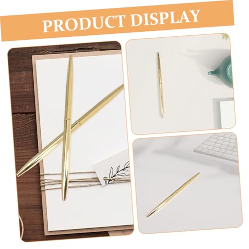 Homoyoyo 5 Stück Teiliges Goldene Metall Kugelschreiber für Business mit Feiner Spitze Ergonomischem Griff und Langlebiger Bauweise für Büro Schule und Hochzeit Gästebücher Homoyoyo 5 Stück Teiliges Goldene Metall Kugelschreiber für Business mit Feiner Spitze Ergonomischem Griff und Langlebiger Bauweise für Büro Schule und Hochzeit Gästebücher von Homoyoyo