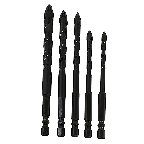 Homoyoyo 5 Stück Teiliges Hartmetall Bohrer Set für Keramik Fliesen und Langlebige Präzise Kreuzbohrer für Elektrische Bohrmaschinen und Fräsmaschinen Homoyoyo 5 Stück Teiliges Hartmetall Bohrer Set für Keramik Fliesen und Langlebige Präzise Kreuzbohrer für Elektrische Bohrmaschinen und Fräsmaschinen von Homoyoyo