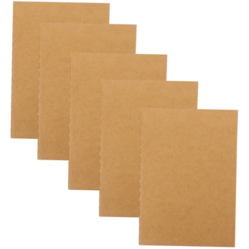 Homoyoyo 5 Stück Teiliges Kraftpapier Blanko Notizbuch Nachfüllpack Tragbares Planer Journal mit Stabiler Bindung Leichtes Vielseitiges Schreibheft für Studenten Reise Büro Alltag Homoyoyo 5 Stück Teiliges Kraftpapier Blanko Notizbuch Nachfüllpack Tragbares Planer Journal mit Stabiler Bindung Leichtes Vielseitiges Schreibheft für Studenten Reise Büro Alltag von Homoyoyo