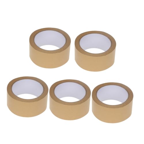 Homoyoyo 5 Stück Teiliges Kraftpapier Klebeband Breit Lang Wasserbeständig Abriebfest Starke Haftung für DIY Geschenkverpackung Bastelarbeiten und Dekoration Homoyoyo 5 Stück Teiliges Kraftpapier Klebeband Breit Lang Wasserbeständig Abriebfest Starke Haftung für DIY Geschenkverpackung Bastelarbeiten und Dekoration von Homoyoyo