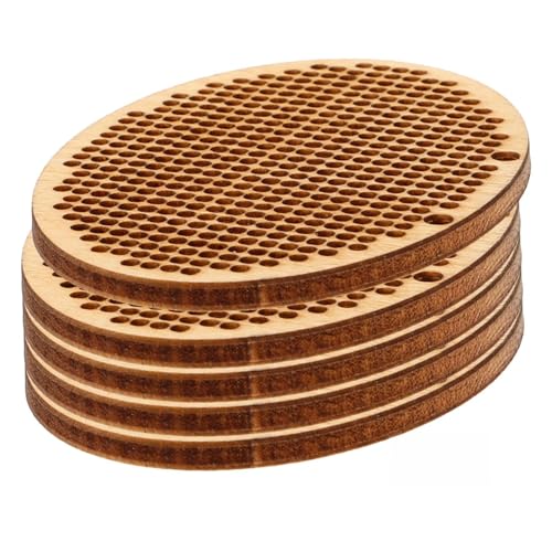 Homoyoyo 5 Stück Teiliges Kreuzstich Holzanhänger Rund DIY Holzspäne für Kreuzstich Schmuck Basteln Geschenkideen aus Natürlichem Langlebigem Holz für Alltag und Accessoires Homoyoyo 5 Stück Teiliges Kreuzstich Holzanhänger Rund DIY Holzspäne für Kreuzstich Schmuck Basteln Geschenkideen aus Natürlichem Langlebigem Holz für Alltag und Accessoires von Homoyoyo