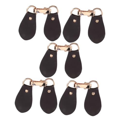 Homoyoyo 5 Stück Teiliges Metall Knebelverschlüsse zum Aufnähen Langlebige Klassische Goldfarbene Toggle Buttons für Mäntel Einfach zu Befestigen Eleganter Verschluss für Kleidungszubehör von Homoyoyo