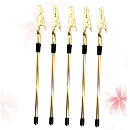 Homoyoyo 5 Stück Teiliges Metall Notizhalter Goldfarbig Langlebig Praktischer Fotohalter Karten und Memo Clip für Tischdekoration Party Bankett Büro Homoyoyo 5 Stück Teiliges Metall Notizhalter Goldfarbig Langlebig Praktischer Fotohalter Karten und Memo Clip für Tischdekoration Party Bankett Büro von Homoyoyo