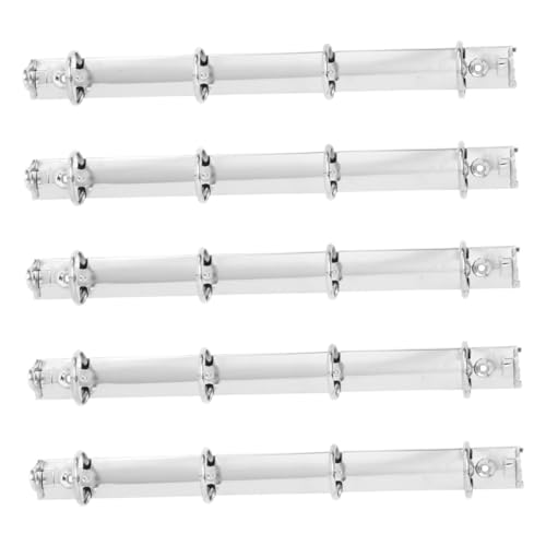 Homoyoyo 5 Stück Teiliges Metall Ringbuch mechanismus Binder Robuste Metallbindungsklammern für Dokumentenorganisation Praktisch und Tragbar für Büro und Schule Silberfarben Homoyoyo 5 Stück Teiliges Metall Ringbuch mechanismus Binder Robuste Metallbindungsklammern für Dokumentenorganisation Praktisch und Tragbar für Büro und Schule Silberfarben von Homoyoyo
