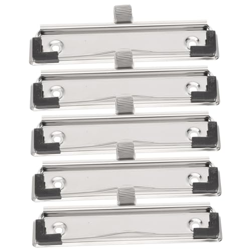 Homoyoyo 5 Stück Teiliges Metall klemmbrett clip Stifthalter Langlebig und Stark Klemmend Vielseitig für Büro Schule und Zuhause Robustes Dokumenten Aktenhalter zubehör Homoyoyo 5 Stück Teiliges Metall klemmbrett clip Stifthalter Langlebig und Stark Klemmend Vielseitig für Büro Schule und Zuhause Robustes Dokumenten Aktenhalter zubehör von Homoyoyo