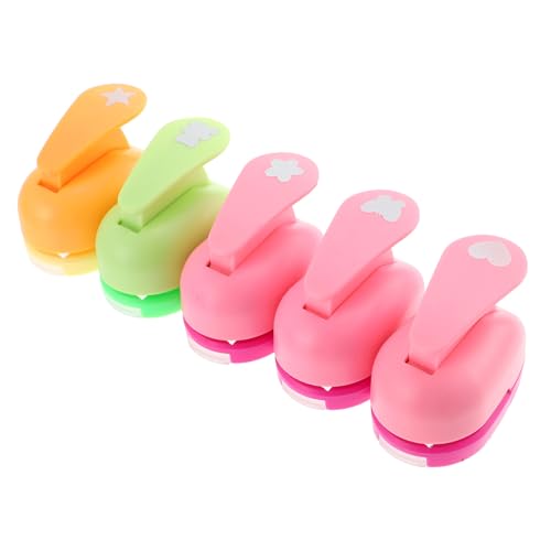 Homoyoyo 5 Stück Teiliges Multi funktion Papierstanzer Cartoon DIY Motivlocher für Scrapbooking Kinderbasteln Grußkarten Handwerk Stabiles Ergonomisches Design Zufällige Zufällige Farbe Homoyoyo 5 Stück Teiliges Multi funktion Papierstanzer Cartoon DIY Motivlocher für Scrapbooking Kinderbasteln Grußkarten Handwerk Stabiles Ergonomisches Design Zufällige Zufällige Farbe von Homoyoyo