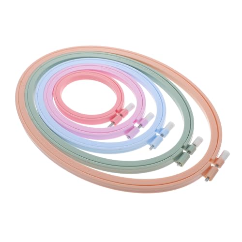 Homoyoyo 5 Stück Teiliges Ovaler Stickrahmen aus Robustem Kunststoff für Kreuzstich und Stickerei Leichtes Handwerkszubehör für Anfänger und Erfahrene Hobby Sticker Praktisches Werkzeug Homoyoyo 5 Stück Teiliges Ovaler Stickrahmen aus Robustem Kunststoff für Kreuzstich und Stickerei Leichtes Handwerkszubehör für Anfänger und Erfahrene Hobby Sticker Praktisches Werkzeug von Homoyoyo