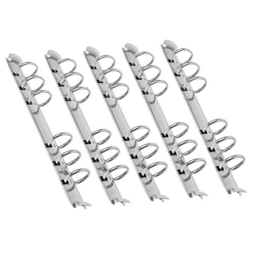 Homoyoyo 5 Stück Teiliges Ringbuchmechanik Rostfreier Edelstahl Binder Mechanismus Austauschbar für Loseblatt notizbuch DIY Sicherer Verschluss für Planer und Projektorganisation Homoyoyo 5 Stück Teiliges Ringbuchmechanik Rostfreier Edelstahl Binder Mechanismus Austauschbar für Loseblatt notizbuch DIY Sicherer Verschluss für Planer und Projektorganisation von Homoyoyo