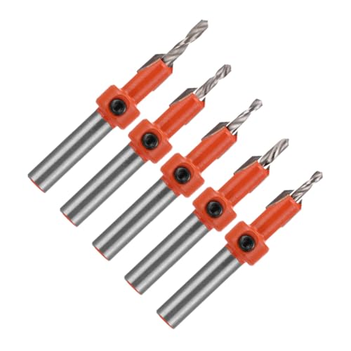 Homoyoyo 5 Stück Teiliges Senkbohrer Set aus Hartmetall für Holz Selbstschneidend Präzises Robustes Holzbohrer Zubehör für Möbelbau und Holzbearbeitung Homoyoyo 5 Stück Teiliges Senkbohrer Set aus Hartmetall für Holz Selbstschneidend Präzises Robustes Holzbohrer Zubehör für Möbelbau und Holzbearbeitung von Homoyoyo