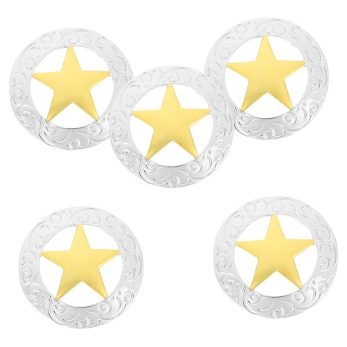 Homoyoyo 5 Stück Teiliges Sternförmige Metallknöpfe aus Langlebiger Legierung für DIY Bastelarbeiten Kinderkleidung Tasche und Lederverzierungen Einfache Befestigung Robust und Homoyoyo 5 Stück Teiliges Sternförmige Metallknöpfe aus Langlebiger Legierung für DIY Bastelarbeiten Kinderkleidung Tasche und Lederverzierungen Einfache Befestigung Robust und von Homoyoyo