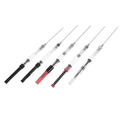 Homoyoyo 5 Stück Teiliges Tintenabsorber für Füllfederhalter Transparente und Schwarze Tintenauffüllhilfen Einfach zu Bedienen für Füllfederhalter Zubehör Homoyoyo 5 Stück Teiliges Tintenabsorber für Füllfederhalter Transparente und Schwarze Tintenauffüllhilfen Einfach zu Bedienen für Füllfederhalter Zubehör von Homoyoyo