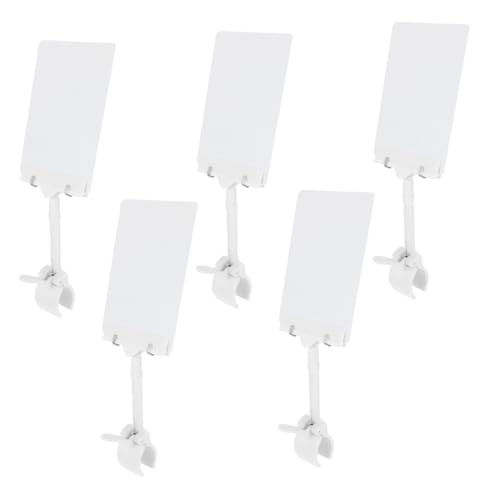 Homoyoyo 5 Stück Teiliges Verstellbares Preisschildhalter Robustem PVC Wiederbeschreibbar mit Rutschfestem Sockel und Clipdesign für Supermarkt Obstladen werbung Homoyoyo 5 Stück Teiliges Verstellbares Preisschildhalter Robustem PVC Wiederbeschreibbar mit Rutschfestem Sockel und Clipdesign für Supermarkt Obstladen werbung von Homoyoyo