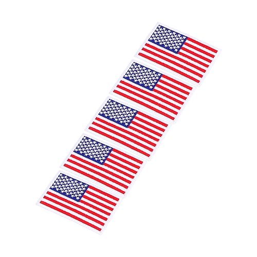 Homoyoyo 5 Stück Teiliges von Aufnäher mit Amerikanischer Flagge Stickerei Patches für Kleidung Selbstklebend und Abnehmbar für Jacken Taschen und Mehr Homoyoyo 5 Stück Teiliges von Aufnäher mit Amerikanischer Flagge Stickerei Patches für Kleidung Selbstklebend und Abnehmbar für Jacken Taschen und Mehr von Homoyoyo
