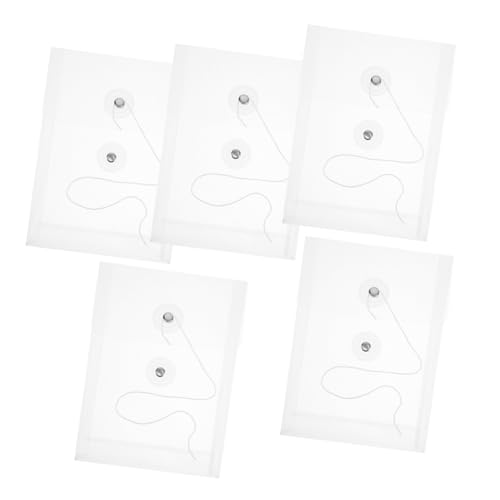 Homoyoyo 5 Stück Transparente Multifunktionale Dokumententaschen aus Robustem PP Material Wiederverwendbare Organizer für Akten Rechnungen und Notizen Praktische Aufbewahrung für Büro und Homoyoyo 5 Stück Transparente Multifunktionale Dokumententaschen aus Robustem PP Material Wiederverwendbare Organizer für Akten Rechnungen und Notizen Praktische Aufbewahrung für Büro und von Homoyoyo