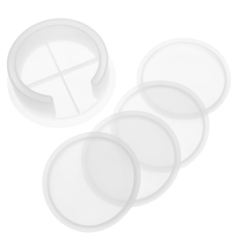 Homoyoyo 5 Stück Untersetzer Silikonform Silikonformen für Epoxidharz Harzschalenformen kleine Harzschalenform Gießformen aus Epoxidharz Schalenform aus Silikon Kieselgel Weiß Homoyoyo 5 Stück Untersetzer Silikonform Silikonformen für Epoxidharz Harzschalenformen kleine Harzschalenform Gießformen aus Epoxidharz Schalenform aus Silikon Kieselgel Weiß von Homoyoyo