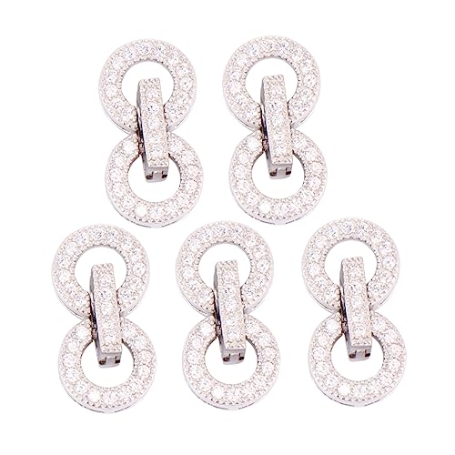 Homoyoyo 5 Stück Verschluss Zur Schmuckherstellung Halskette Aus Sterlingsilber Halskette Silber Schmuck Silber Halsketten Schließe Verschlüsse Aus Sterlingsilber Schließungen Silver von Homoyoyo