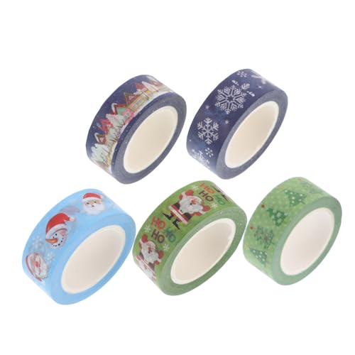 Homoyoyo 5 Stück Weihnachts-Washi-Tape Schild Party selbst Weihnachtsband Stichworte weihnachtsdeko weihachtsdeko weihnacjtsdeko christmas decorations Klebeband Handkontoband Papier Homoyoyo 5 Stück Weihnachts-Washi-Tape Schild Party selbst Weihnachtsband Stichworte weihnachtsdeko weihachtsdeko weihnacjtsdeko christmas decorations Klebeband Handkontoband Papier von Homoyoyo