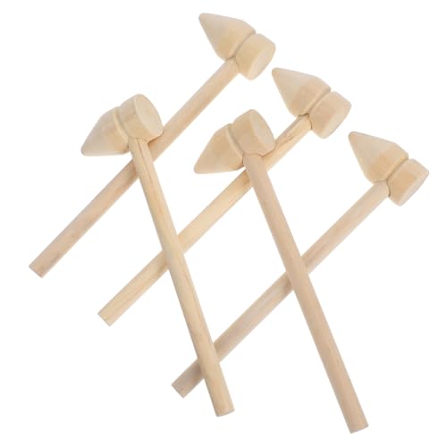 Homoyoyo 5 Stück kleiner Holzhammer Mini-Hammer und Meißel für Hammerspielzeug aus Holz Mini-Holzhämmer Holzhämmer für Homoyoyo 5 Stück kleiner Holzhammer Mini-Hammer und Meißel für Hammerspielzeug aus Holz Mini-Holzhämmer Holzhämmer für von Homoyoyo