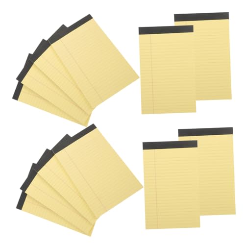 Homoyoyo 50 Blatt Notizblöcke mit Breitem Liniertem Papier Leichtes Tragbares Schreibblock Perforierten Blättern für Schule Büro Recht und Business pro Block Homoyoyo 50 Blatt Notizblöcke mit Breitem Liniertem Papier Leichtes Tragbares Schreibblock Perforierten Blättern für Schule Büro Recht und Business pro Block von Homoyoyo