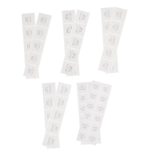 Homoyoyo 50 Blatt Selbstklebende Wasserfeste Etiketten für Kosmetikflaschen Aufteilung Inklusive Shampoo Conditioner Duschgel Seifenspender etiketten Vielseitig Beschriftbar für Einfache Homoyoyo 50 Blatt Selbstklebende Wasserfeste Etiketten für Kosmetikflaschen Aufteilung Inklusive Shampoo Conditioner Duschgel Seifenspender etiketten Vielseitig Beschriftbar für Einfache von Homoyoyo