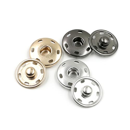 Homoyoyo 50 Sätze Teiliges Metall Gold Annähbare Messing snaps mit Löchern Elektropolierte Langlebige Knöpfe für Wollmäntel Jacken Strickwaren DIY nähzubehör Homoyoyo 50 Sätze Teiliges Metall Gold Annähbare Messing snaps mit Löchern Elektropolierte Langlebige Knöpfe für Wollmäntel Jacken Strickwaren DIY nähzubehör von Homoyoyo