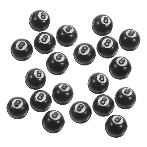 Homoyoyo 50 Stück Acryl Billiard Perlen Kugel Abstandshalter für Diy Armbänder und Ohrringe zum Basteln von Schmuckprojekten von Homoyoyo
