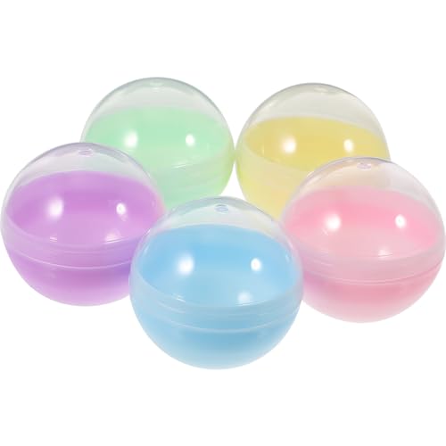 Homoyoyo 50 Stück Automatenkapseln, Runde Kapseln, Kaugummiautomat, Macaron-farbe, Runde Leere Drehbälle, Spielzeug für Party, Diy, Bastelbedarf, Weihnachtsdekoration Homoyoyo 50 Stück Automatenkapseln, Runde Kapseln, Kaugummiautomat, Macaron-farbe, Runde Leere Drehbälle, Spielzeug für Party, Diy, Bastelbedarf, Weihnachtsdekoration von Homoyoyo