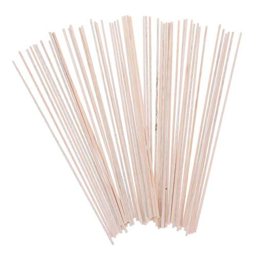 Homoyoyo 50 Stück Balsaholz Stäbe Quadratische Holzleisten Leichte Unbehandelte Holzleisten für Basteln Diy Projekte Modellbau Naturbelassen Einfach zu Schneiden und Formen von Homoyoyo
