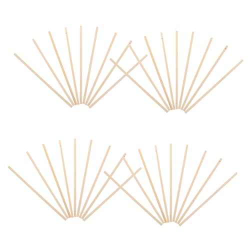 Homoyoyo 50 Stück Bambusstangenstreifen Diy -handwerk Holzhandwerksdekore Bastelholzstab Fotorequisiten Holzstäbchen Zubehör Basteln Holzstab Selber Machen Selbstgemachte Stöcke Beige von Homoyoyo