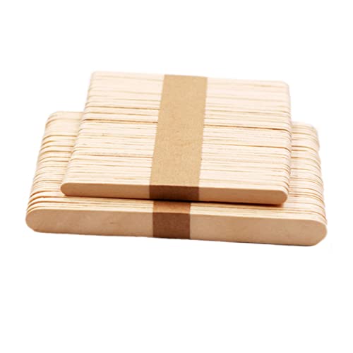 Homoyoyo 50 Stück Bastelstäbchen Holz Kreative DIY Materialien für Kindergartenprojekte und Splinterfrei für Gruppenaktivitäten und Bastelunterricht von Homoyoyo