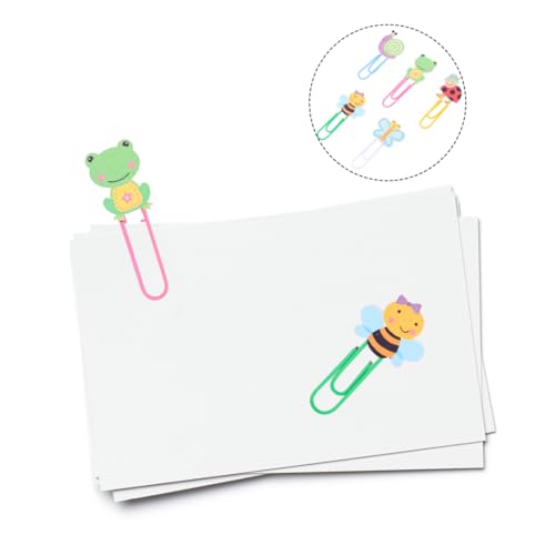 Homoyoyo 50 Stück Büroklammern Formen Clips Papier Schreibwaren Groß Obst-büroklammern Studenten-cartoon-büroklammern Lustige Büroklammern Niedliche Lesezeichen Aus Büroklammern Bambus Homoyoyo 50 Stück Büroklammern Formen Clips Papier Schreibwaren Groß Obst-büroklammern Studenten-cartoon-büroklammern Lustige Büroklammern Niedliche Lesezeichen Aus Büroklammern Bambus von Homoyoyo