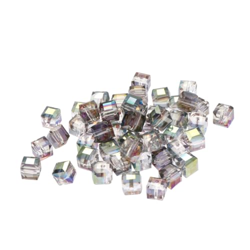 Homoyoyo 50 Stück Bunte Kristallperlen Quadratisches Muster Lose Perlen Schmuckzubehör für DIY Armbänder Halsketten Anhänger Basteln in Rosa Rot Grün Homoyoyo 50 Stück Bunte Kristallperlen Quadratisches Muster Lose Perlen Schmuckzubehör für DIY Armbänder Halsketten Anhänger Basteln in Rosa Rot Grün von Homoyoyo