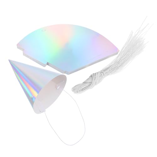 Homoyoyo 50 Stück Bunte Partyhüte aus Stabilem Papier Konische Kopfbedeckung für Kindergeburtstag Babyparty Festliche Anlässe Leuchtende Farben Holographischer Einwegdeko Homoyoyo 50 Stück Bunte Partyhüte aus Stabilem Papier Konische Kopfbedeckung für Kindergeburtstag Babyparty Festliche Anlässe Leuchtende Farben Holographischer Einwegdeko von Homoyoyo