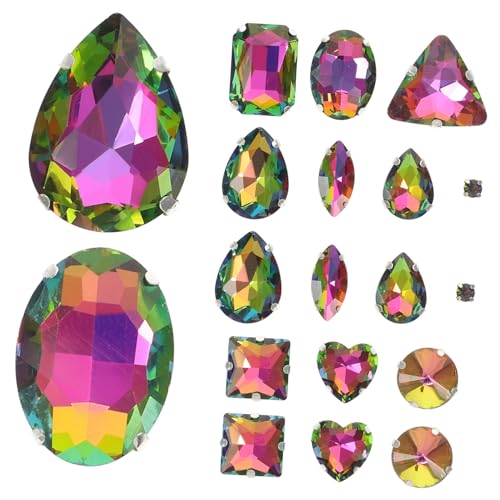 Homoyoyo 50 Stück Claw Strasssteine Glas Krallen Schmucksteine zum Aufnähen Kleine Bunte DIY Dekorationen für Kleidung Handwerk Schmuckherstellung Farbenfrohe Dreidimensionale Textur Homoyoyo 50 Stück Claw Strasssteine Glas Krallen Schmucksteine zum Aufnähen Kleine Bunte DIY Dekorationen für Kleidung Handwerk Schmuckherstellung Farbenfrohe Dreidimensionale Textur von Homoyoyo