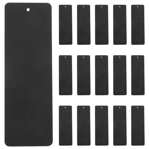 Homoyoyo 50 Stück DIY Lesezeichen aus Schwarzem Karton Leere Lesezeichen mit Löchern für Bastelprojekte für Lehrer und Kreative Anwendungen Homoyoyo 50 Stück DIY Lesezeichen aus Schwarzem Karton Leere Lesezeichen mit Löchern für Bastelprojekte für Lehrer und Kreative Anwendungen von Homoyoyo