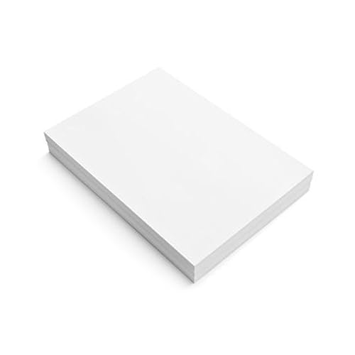 Homoyoyo 50 Stück Fotopapier glossy paper tintenstrahldrucker photopapier photo paper Hochglanzpapier Druckerpapier drucken Bildpapier für Drucker glänzend beschichtetes Papier Weiß von Homoyoyo
