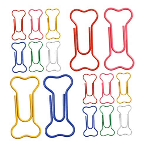 Homoyoyo 50 Stück Große Büroklammern Knochenform aus Metall Kreative Farbige Paper Clips Vielseitig für Büro Schule Notizen Langlebig und Dekorativ Einzigartiges Design für Akten und Homoyoyo 50 Stück Große Büroklammern Knochenform aus Metall Kreative Farbige Paper Clips Vielseitig für Büro Schule Notizen Langlebig und Dekorativ Einzigartiges Design für Akten und von Homoyoyo