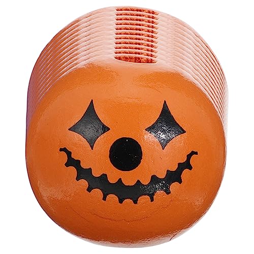 Homoyoyo 50 Stück Halloween Holzperlen Gruselige Dekorative Spacerperlen für Diy Schmuck und Bastelprojekte für Halloween Deko und Kreative Aktivitäten von Homoyoyo