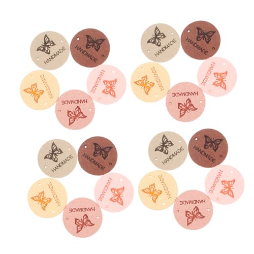 Homoyoyo 50 Stück Handgenähte Stoffetiketten zum Annähen Bunte DIY Labels für Kleidung Hüte Taschen Schals Leichte Nähaccessoires für Handgemachte Geschenke und Bastelprojekte Homoyoyo 50 Stück Handgenähte Stoffetiketten zum Annähen Bunte DIY Labels für Kleidung Hüte Taschen Schals Leichte Nähaccessoires für Handgemachte Geschenke und Bastelprojekte von Homoyoyo