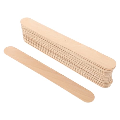 Homoyoyo 50 Stück Holz Bastelstäbchen Für Selbstgemachtes Eis Hölzerne Eisstiele Für Handarbeit Heimkunstprojekte Und Partydekorationen Homoyoyo 50 Stück Holz Bastelstäbchen Für Selbstgemachtes Eis Hölzerne Eisstiele Für Handarbeit Heimkunstprojekte Und Partydekorationen von Homoyoyo