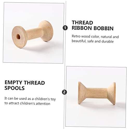 Homoyoyo 50 Stück Holz Fadenspulen Leere Garnspulen für Handwerk DIY Nähen Dekorieren Basteln und Homoyoyo 50 Stück Holz Fadenspulen Leere Garnspulen für Handwerk DIY Nähen Dekorieren Basteln und von Homoyoyo